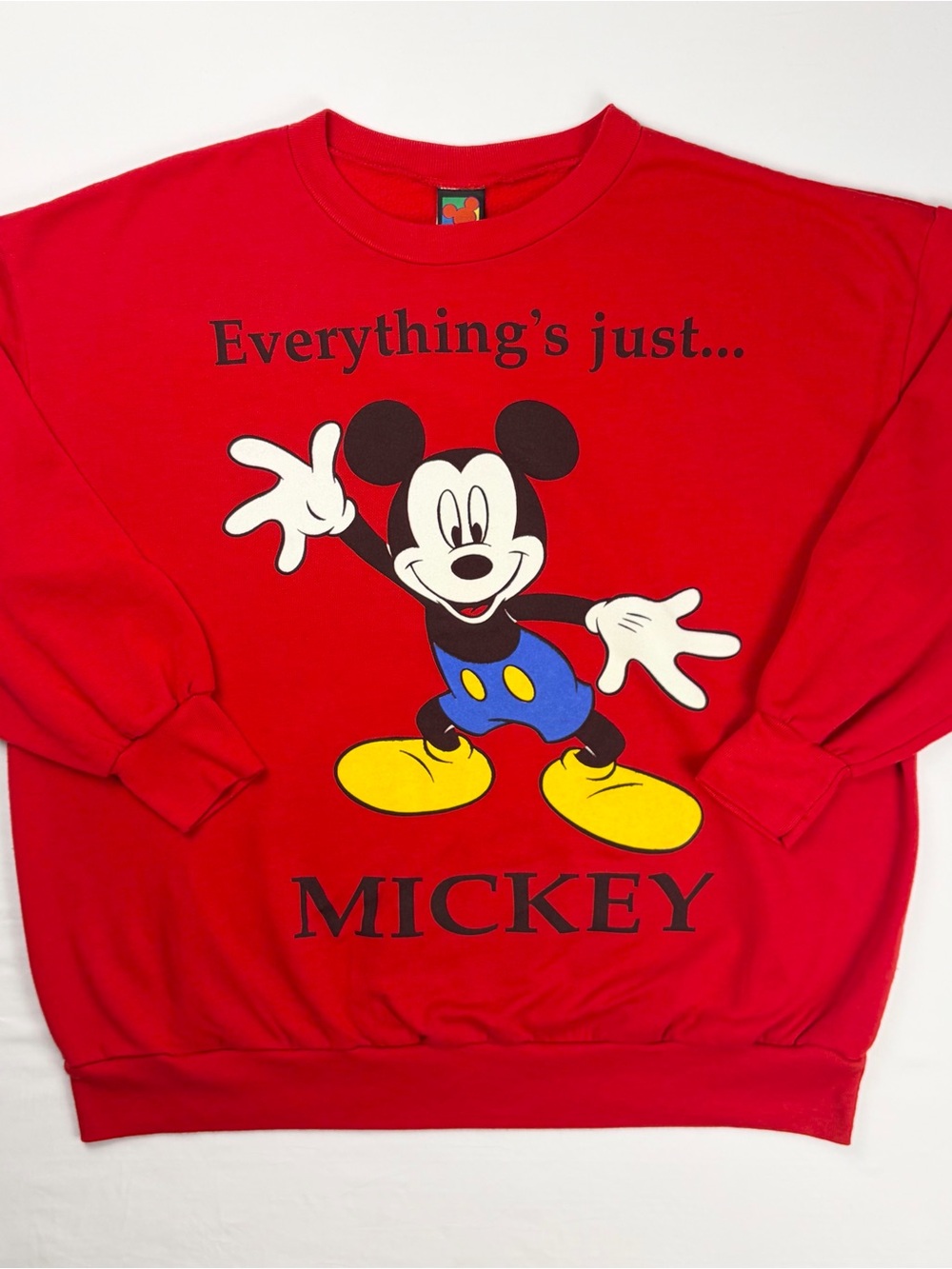Vintage Disney Mickey Unlimited Sweatshirt 2XL USA Made Graphic 90s